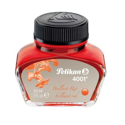Pelikan Dolma Kalem Mürekkebi 30 ML Kırmızı 4001 (6 Adet) resmi