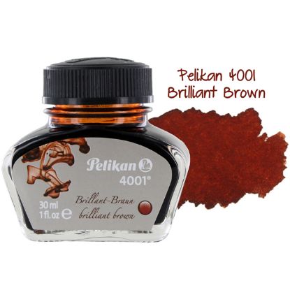 Pelikan Dolma Kalem Mürekkebi 30 ML Kahverengi 4001 (6 Adet) resmi