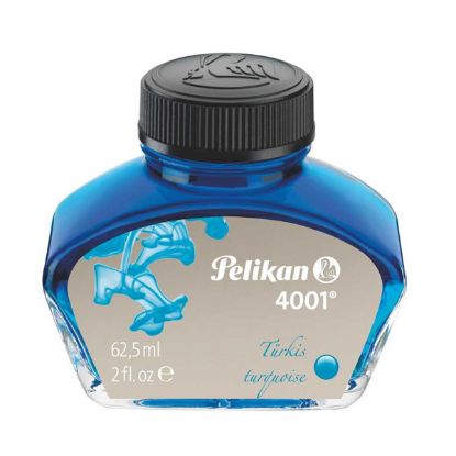 Pelikan Dolma Kalem Mürekkebi 30 ML Turkuaz 4001 (6 Adet) resmi