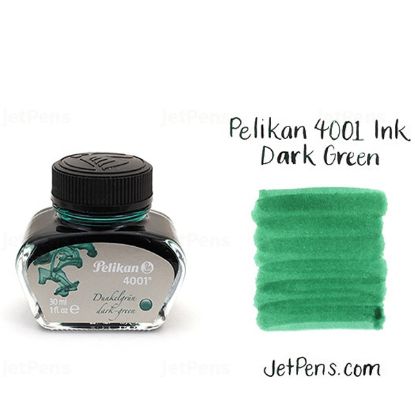 Pelikan Dolma Kalem Mürekkebi 30 ML Yeşil 4001 (6 Adet) resmi