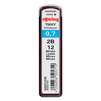 Rotring Min Hi-Polymer 2B 0.7 MM S0231230 (10 Adet) resmi
