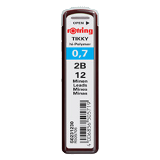 Rotring Min Hi-Polymer 2B 0.7 MM S0231230 (10 Adet) resmi