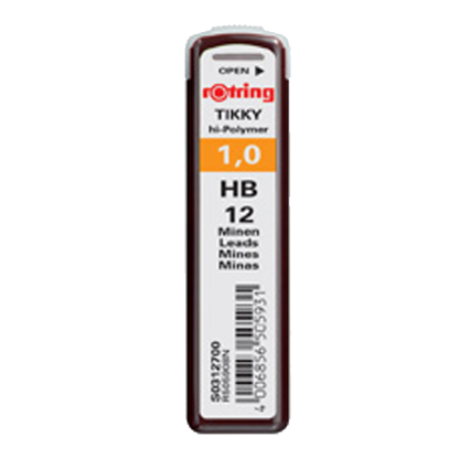 Rotring Min Hi-Polymer HB 0.9 MM S0312700 (10 Adet) resmi