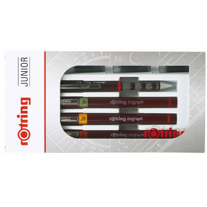 Rotring Rapido Kalemi Junior Set 3+1 0.2-0.3-0.5 MM S0699320 resmi