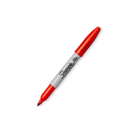 Sharpie Markör Permanent Fine Optik Turuncu 1954316 (12 Adet) resmi