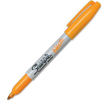 Sharpie Markör Permanent Neon Fosforlu Sarı 1881076 (12 Adet) resmi