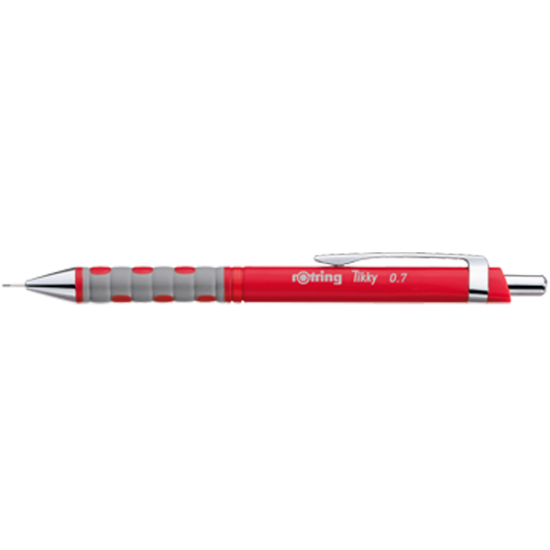 Rotring Versatil Kalem Tikky RD 0.7 MM Kırmızı 1904507 (12 Adet) resmi