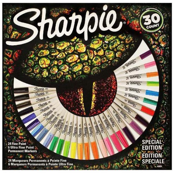 Sharpie Markör Permanent Fine Kertenkele 30 LU 2061335 resmi