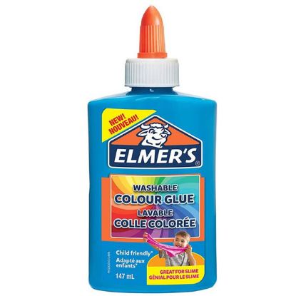 Elmers Mat Renkli Yapıştırıcı Mavi 147 ML 2109500 resmi