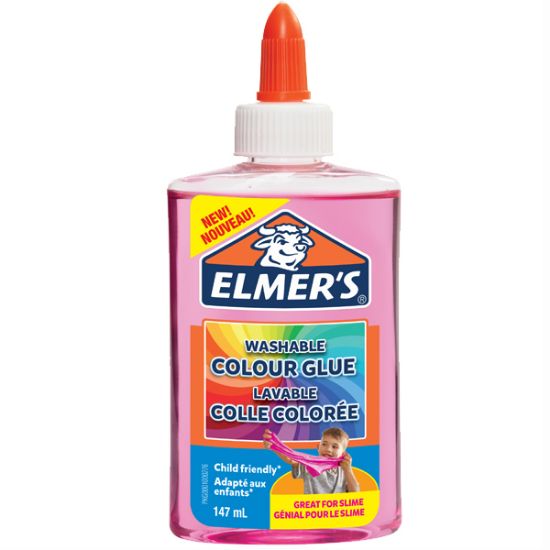 Elmers Şeffaf Renkli Yapıştırıcı Pembe 147 ML 2109496 resmi