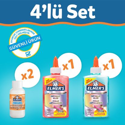 Elmers Metalik Slime Kit 2109483 resmi