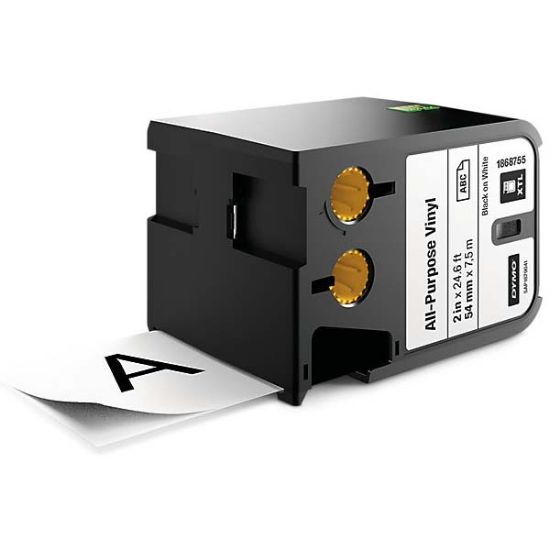 Dymo XTL Çok Amaçlı Vinil 54 MM x 7 M Beyaz/Siyah 1868755 resmi
