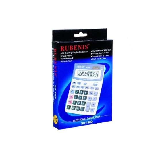 Rubenis Hesap Makinesi Masa Üstü 14 Hane SB-1400 resmi