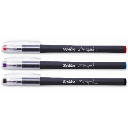 Scrikss Tükenmez Kalem Z7 Speed Jel 0.7 MM Mavi 12 Li (12 Adet) resmi
