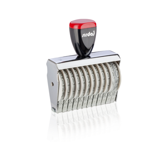 Sırdaş Numaratör Elle Çevirmeli 12 Hane 9 MM 15912 resmi