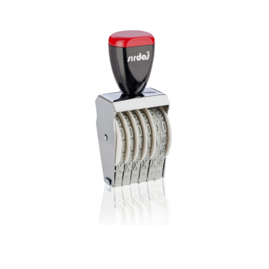 Sırdaş Numaratör Elle Çevirmeli 6 Hane 9 MM 1596 resmi