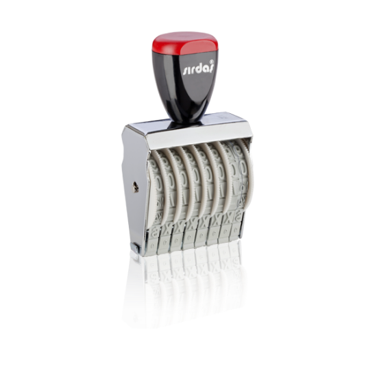 Sırdaş Numaratör Elle Çevirmeli 8 Hane 9 MM 1598 resmi