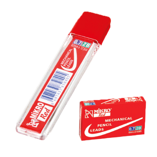 Mikro Min 2B 60 MM 0.7 MM Kırmızı M-610 (24 Adet) resmi