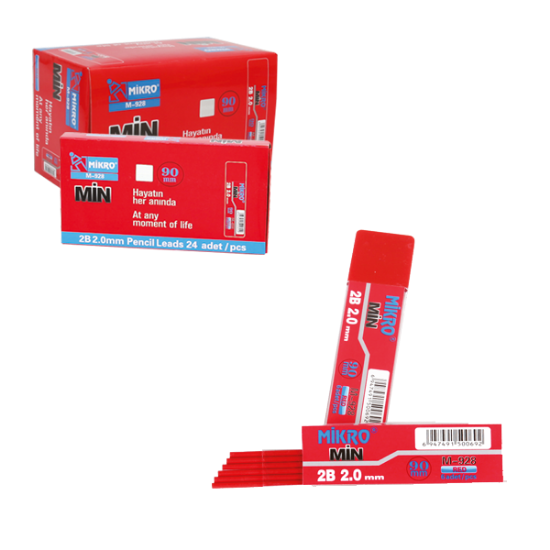 Mikro Teknik Min 2B 90 MM 2 MM Kırmızı M-928 (24 Adet) resmi