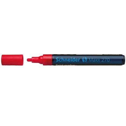 Schneider Markör Boya Maxx 1-3 MM Kırmızı 270 (10 Adet) resmi