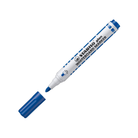 Stabilo Tahta Kalemi Plan Yuvarlak Uçlu 2.5-3.5 MM Mavi 641/41 (10 Adet) resmi