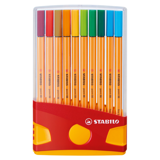 Stabilo Keçe Uçlu İnce Kalem 88 Point 0.4 MM Karışık Renk 20 Lİ Colorparade 8820-03 resmi