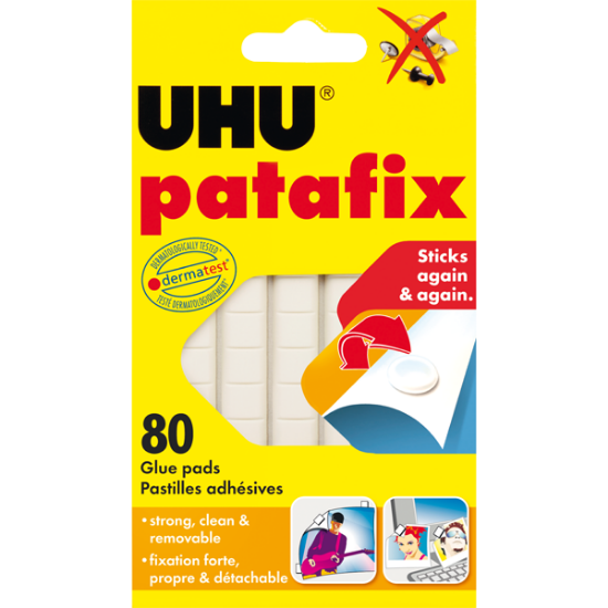 Uhu Hamur Yapıştırıcı Patafix Beyaz 41710 resmi