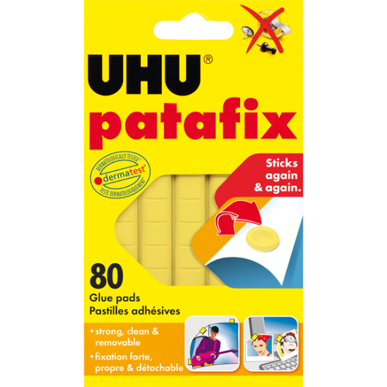 Uhu Hamur Yapıştırıcı Patafix Sarı 44390 resmi