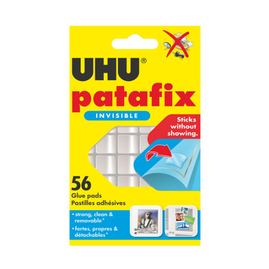 Uhu Hamur Yapıştırıcı Patafix Şeffaf 37155 resmi
