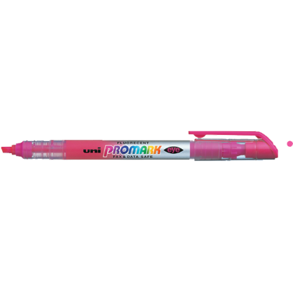 Uni-Ball Fosforlu Kalem Promark Eye Cep Tipi Pembe USP-105 (12 Adet) resmi