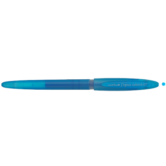 Uni-Ball Roller Kalem Signo Gelstick Jel Bilye Uç 0.7 MM Açık Mavi UM-170 (12 Adet) resmi