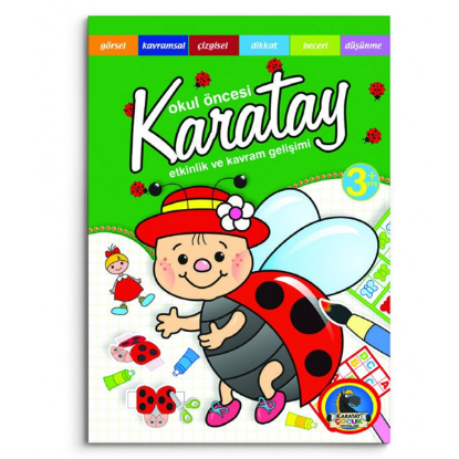 4E Boyama Kitabı Okul Öncesi Etkinlik Ve Kavram Gelişimi Karatay Yayınevi resmi