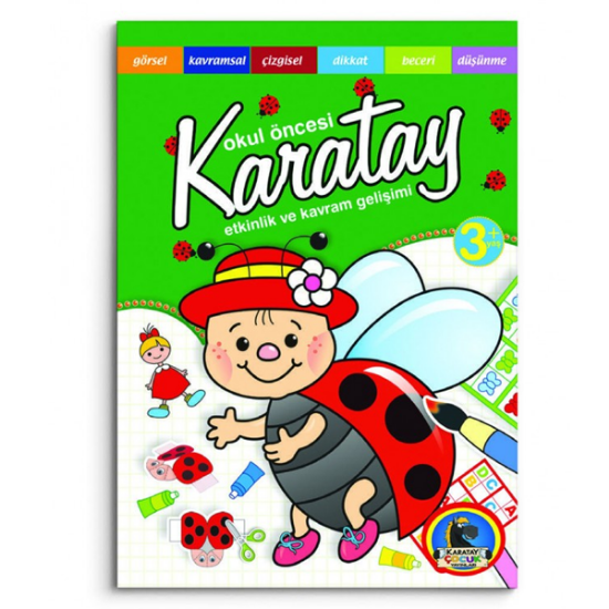 4E Boyama Kitabı Okul Öncesi Etkinlik Ve Kavram Gelişimi Karatay Yayınevi resmi