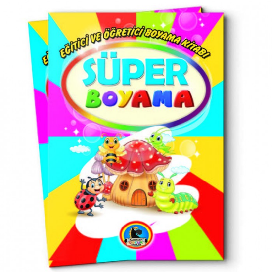 4E Boyama Kitabı Süper 128 Syf Karatay Yayınevi resmi