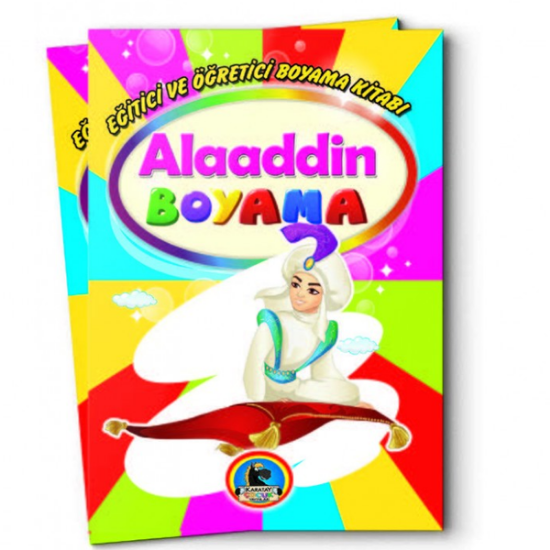 4E Boyama Kitabı Alaaddin 128 Syf Karatay Yayınevi resmi