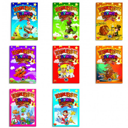 4E Boyama Kitabı Tomurcuk Örnekli Renkli 48 Syf resmi