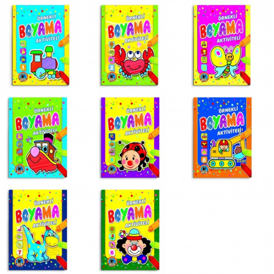 4E Boyama Kitabı Aktiveli Örneklli 48 Syf Karatay Yayınevi resmi