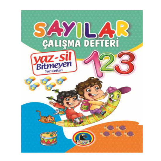 4E Defter Yaz-Sil Sayılar Karatay Yayınevi resmi