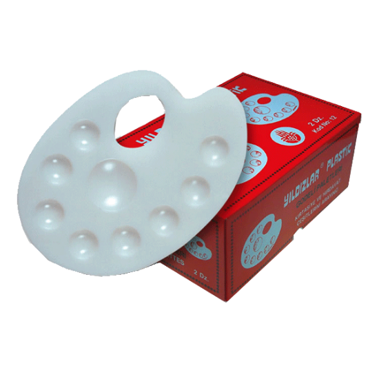 Yıldızlar Palet Oval Godeli Küçük 12 (24 Adet) resmi