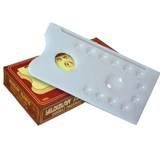 Yıldızlar Palet Godeli Köşeli Büyük 13 (12 Adet) resmi