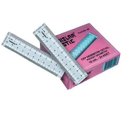 Yıldızlar Cep Desimetresi 10 CM 66 (24 Adet) resmi