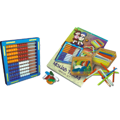 Yıldızlar Mishap (Abaküs) Takımı Sayı Çubuklu ve Fasulyeli 98 resmi