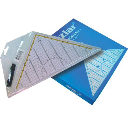 Yıldızlar Teknik Resim Gönyesi Geometrik-Açılı No:3 105 (10 Adet) resmi