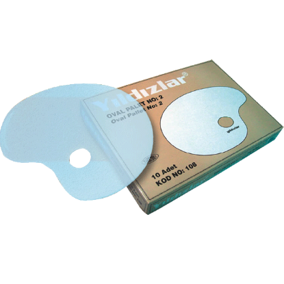 Yıldızlar Palet Oval No:2 108 (10 Adet) resmi