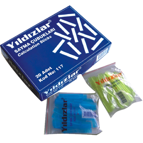 Yıldızlar Sayma Çubukları 117 (20 Adet) resmi