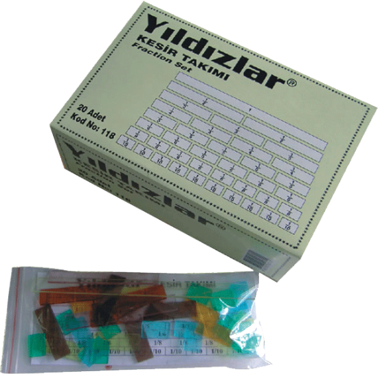 Yıldızlar Kesir Takımı 118 (20 Adet) resmi