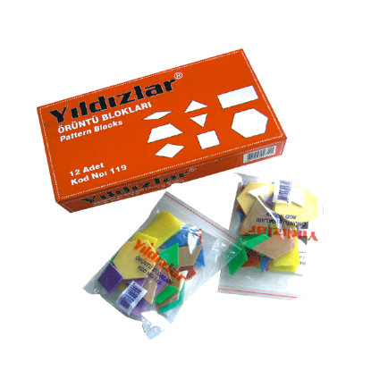 Yıldızlar Örüntü Blokları 119 (12 Adet) resmi