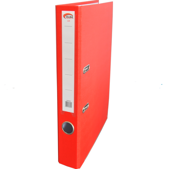 Elba Büro Klasör Dar Plastik Kırmızı (30 Adet) resmi