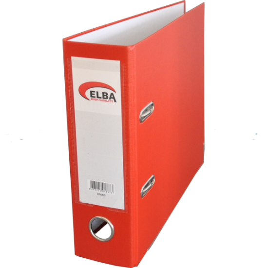 Elba Telgraf Klasör Plastik Lüx Geniş Kırmızı (10 Adet) resmi