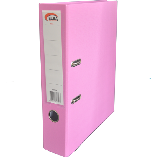 Elba Büro Klasör Geniş Plastik Pembe (25 Adet) resmi